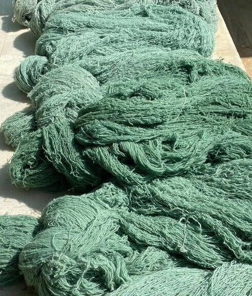 Green Ombre Custom Rug from Nepal