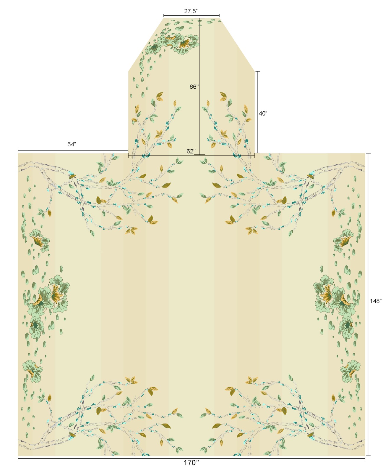 Custom Floral Rug