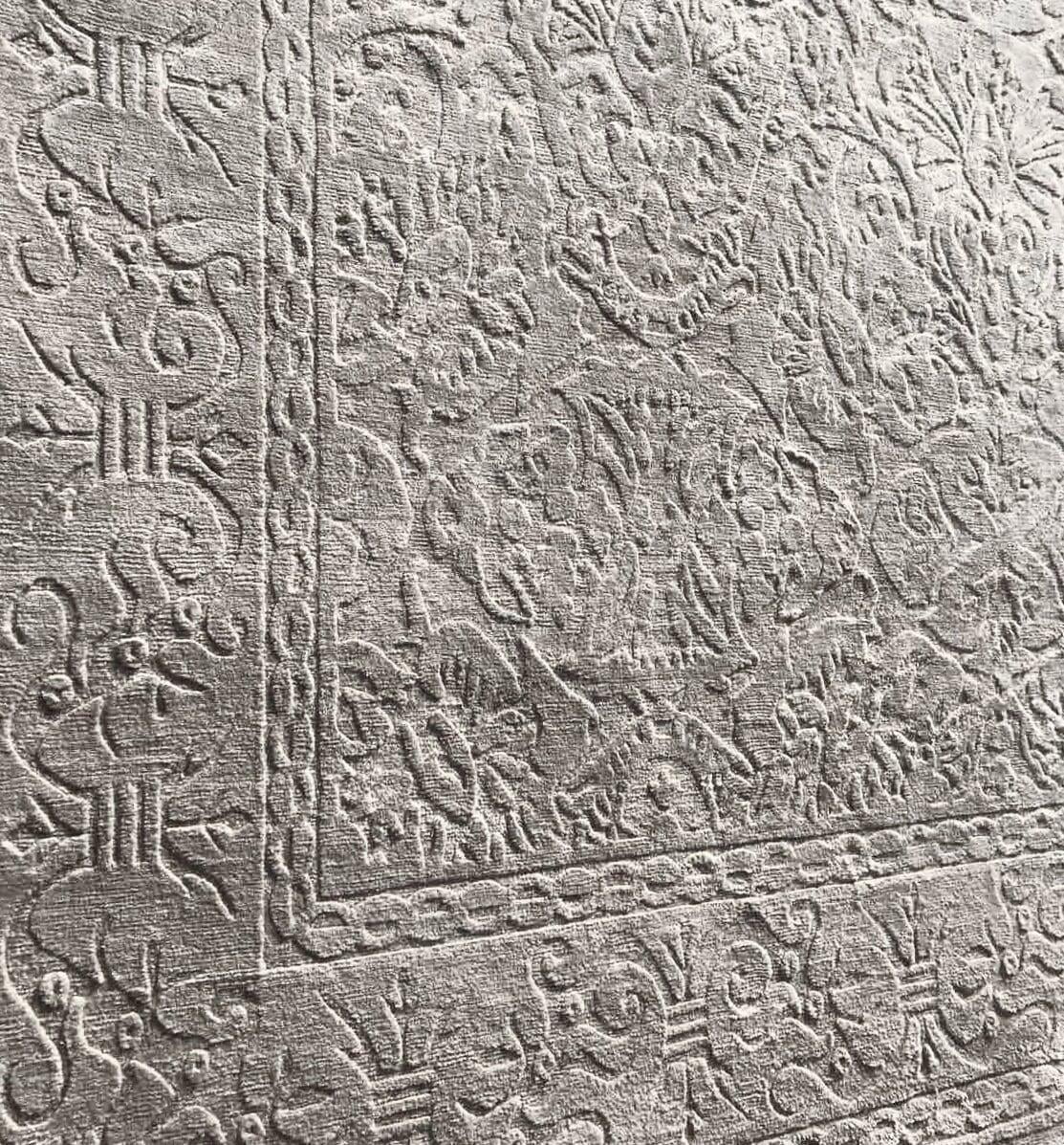 Silver Grain Custom Rug from Nepal
