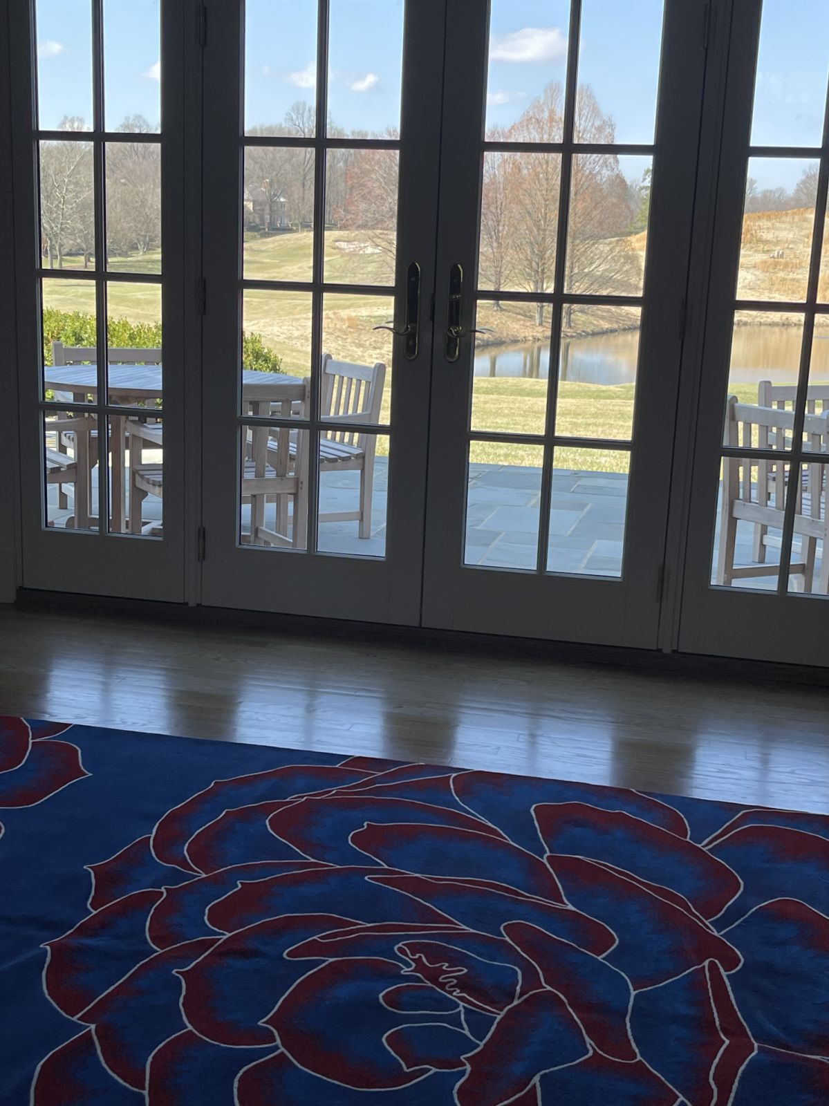 6. Rug installed at the client residence.