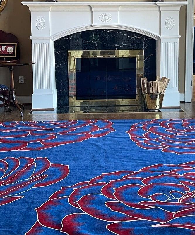 6. Rug installed at the client residence.