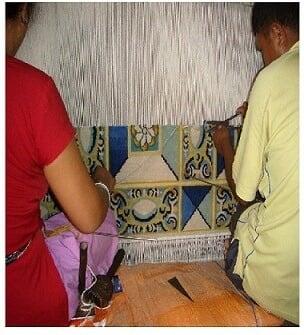 Weaving by Nepalese hands